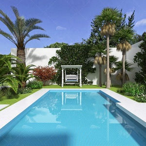 Precio de Fábrica, Mosaico Cerámico Antideslizante Esmaltado <span class=keywords><strong>1x1</strong></span>, Color Sólido, para Baño, Estilo Vintage, Económico, para Piscina, Exterior - Product Image 5