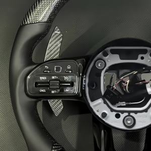 พวงมาลัยคาร์บอนไฟเบอร์ขายดีสำหรับรถยนต์เมอร์เซเดสเบนซ์ AMG C E S Class W204 W205 W222 G500 G55 G63 S500 อะไหล่รถยนต์ - Product Image 5