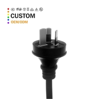Cable de alimentación para hervidor con enchufe australiano, cable resistente con certificación SAA de Australia, conector C13, cable de alimentación para olla arrocera