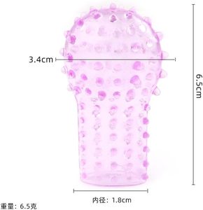 3 uds silicona mujer hombre Vagina masturbador erótico adultos juguetes sexuales para mujeres lesbianas Color aleatorio dedo manga clítoris <span class=keywords><strong>Anal</strong></span> - Product Image 3