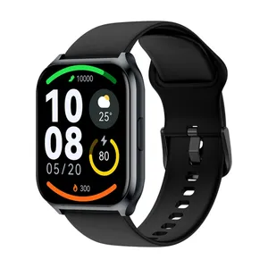 100% Original Xiaomi Youpin Haylou LS02 Pro Smart Watch, 1.85 inch Screen Silicone Strap Support 100 Sport Modes