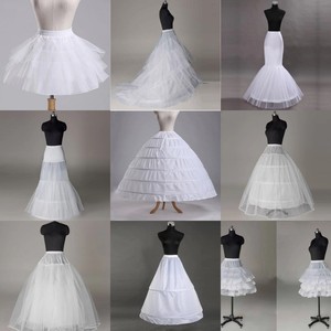 QUEENSGOWN Hotsale en Stock robe de mariée <span class=keywords><strong>jupon</strong></span> robe de bal jupons jupe noir et blanc avec sous-vêtements en os - Product Image 3