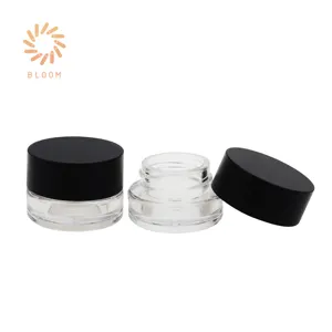 Custom Fashion 5g Round Empty Plastic Bling Loose Powder Eyeshadow Eyebrow Gel Packaging For Cosmetic