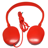 Penjualan laris murah kualitas tinggi 3.5mm Headphone kabel Jack Noise Cancelling Earphone musik Gaming untuk anak-anak