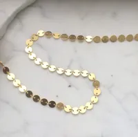 Collier pour femme eManco Fashion, simple, chaîne fine en acier inoxydable, collier court et discret pour tous les jours, accessoires de bijouterie.