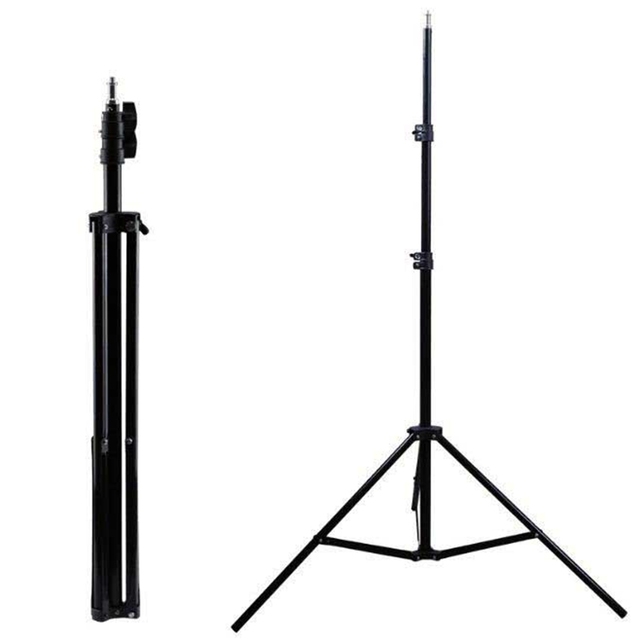 Mobile Phone Tripod 2.1M Light Stand Aluminum Alloy Support Camera Tripod for Photography Live Broadcast Video
