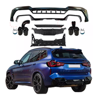 X3 G01 mise à niveau vers X3m F97 1vs1 Style diffuseur arrière tuyaux d'échappement embout de silencieux pour 2017-2020year X3 G01 ensemble de mise à niveau accessoire de voiture