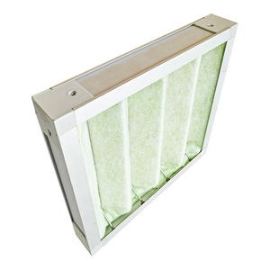 Filtre à cartouche plissé neuf en fibre synthétique composite à support en treillis métallique, qualité Merv 8, pour usage industriel, directement de l'usine - Product Image 1