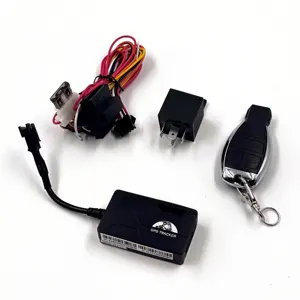 Pelacak Gps Mini dengan kunci remote kontrol sistem alarm mobil untuk mobil sepeda motor 2G/4G aplikasi pelacakan waktu nyata TR06