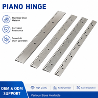 Charnières longues en métal XYKJ, charnières continues en fer, acier inoxydable, aluminium, charnières de porte pour boîte en bois