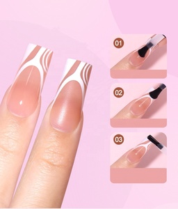 Haute qualité en gros 1500 pièces carré ABS Style français presse sur les ongles conseils conception d'usine pour l'application de doigt Style de mode - Product Image 5