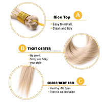 Extensions de cheveux synthétiques longs et soyeux, lisses comme des baguettes, pour tressage en vrac, support personnalisé, extensions de cheveux lisses comme des baguettes pour crochet