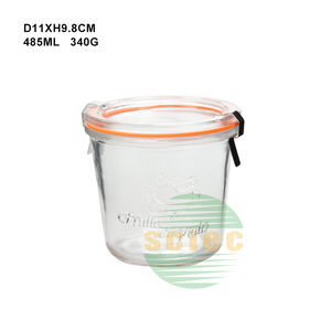 Lọ <span class=keywords><strong>Weck</strong></span> Thủy Tinh Có Nắp Đậy Và Kẹp Cao Su Thủy Tinh - Product Image 4