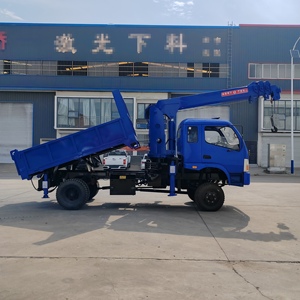 5 tấn động cơ diesel xe tải gắn cẩu với tùy chỉnh chiều dài bùng nổ và tự Bán Phá Giá Phễu EPC chứng nhận - Product Image 2