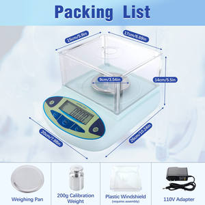 과학 실험실 전자 저울 전자 분석 저울 정밀 전자 저울 - Product Image 6