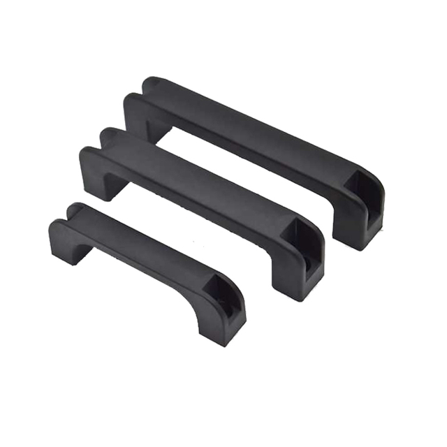 Industrial Black Plastic Strengthening Arched Pull Handle Square Pulls