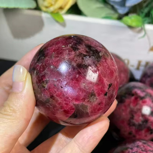 Wholesale Natural Rhodonite <b>Crystal</b> <b>Sphere</b> – Premium Quality <b>Crystal</b> Ball for Decor & Gift - Product Image 1