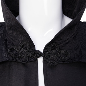 Capa de Vampiro Medieval con Cuello Alto, Disfraz Unisex para Fiesta de Halloween, Juego de Roles, Ropa de Escenario, Material de Poliéster - Product Image 2