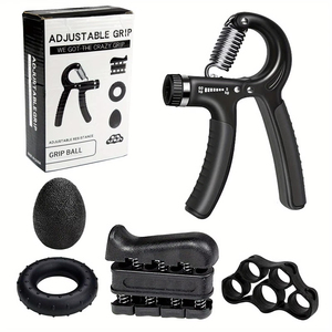 Agarrador de mano ajustable de 5-60 kg, ejercitador de mano para fitness, entrenamiento de muñeca, fortalecedor de dedos y manos para pacientes. - Product Image 2