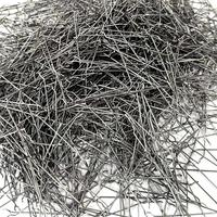 Venta Directa de Fábrica, Refuerzo de Fibra de Acero Inoxidable para Concreto, Anti-Fisuras, Monofilamento Duradero, Tipo Gancho, Resistente al Fuego