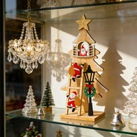 Maßgefertigter Holz-Weihnachtsbaum für Innenräume Weihnachtsdekoration Xmas-Geschenke Tischdekoration Holz-Weihnachtsbaum-Deko