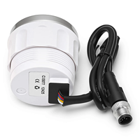Jauge d'angle de gouvernail NMEA2000 52MM STBD PORT pour moteur gauche/droit, yacht, navire, avec rétroéclairage rouge et aiguille, compteur d'angle de gouvernail