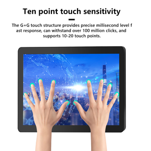 จอภาพระบบสัมผัสแบบ Capacitive LED อุตสาหกรรมขนาด 24 นิ้ว พร้อมพอร์ต USB โครงอะลูมิเนียมอัลลอยด์ รองรับการติดตั้งแบบ <span class=keywords><strong>VESA</strong></span> - Product Image 5