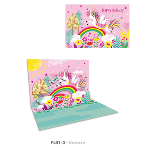 Sang Trọng Cá Nhân 3D Pop-up Giấy Thủ Công In Ấn Thiệp Chúc Mừng Chúc Mừng Sinh Nhật Glitters Pop up Thẻ - Product Image 2