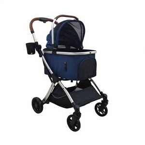 รถเข็นสัตว์เลี้ยงแบบพับได้ Mamago 201 กันน้ำ ได้รับการรับรองจากสายการบิน ล้อ 4 ล้อ สำหรับสุนัขและแมว พกพาสะดวก น้ำหนักเบา ขนาดเล็ก - Product Image 2