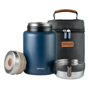 Caja de almacenamiento de alimentos de cocina Caja de almuerzo de acero inoxidable 316 Caja de almuerzo para llevar Juego de contenedores - Product Image 3