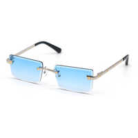 Montures de lunettes de vue classiques unisexes en forme de losange pour hommes et femmes, sans monture, pour la lecture
