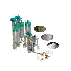 China Supplier 50t/h dry mortar mixing plant Cement Sand Mortar Mixer making machine