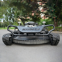 Tondeuse à gazon robotisée mini à chenilles en caoutchouc, la moins chère au monde, avec moteur de marque, pour jardin