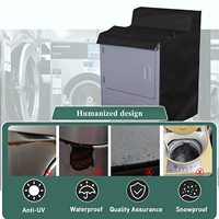 Housse de Machine à laver de haute qualité, étanche à la poussière et au soleil, adaptée à la plupart des laveuses à chargement par le haut