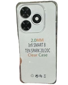 Funda de teléfono transparente suave Tpu de 2,0mm para Infinix Smart 8/20/20C versión Universal Global funda transparente para Infinix Smart 8/20 20C - Product Image 1