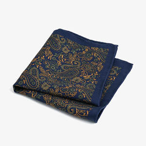 पुरुषों की फैशन शाम को मुद्रित स्बन रेशम की जेब वर्ग और हैंडकरर वर्ग स्कार्फ और हैंडकर्सर वर्ग स्कार्फ - Product Image 1