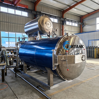 Machine de stérilisation par autoclave Johtank pour la mise en conserve de jambon