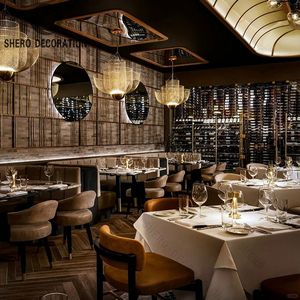 Gabinete de Bar de lujo Uso en el hogar Estante de vino integrado Unidad de almacenamiento de puerta de vidrio - Product Image 4