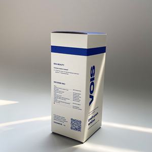 Caja de Papel Plegable y Desgarrable de Doble Impresión para Tónico <span class=keywords><strong>Facial</strong></span>, Caja Cosmética Personalizada con Apertura Desgarrable - Product Image 4