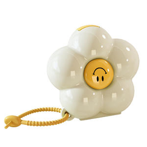 Boîte à médicaments portable mignonne en forme de fleur, cinq compartiments, scellée, pour rangement de boucles d'oreilles et bijoux, vente en gros - Product Image 2