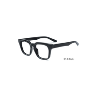 Montures de lunettes optiques carrées surdimensionnées en acétate TR, monture large pleine pour hommes et femmes, lunettes de vue OEM ODM