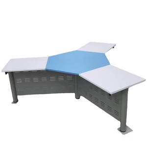 Mesa <span class=keywords><strong>de</strong></span> Laboratorio <span class=keywords><strong>de</strong></span> <span class=keywords><strong>Ciencias</strong></span> Químicas para Escuela Primaria y Secundaria, para Estudiantes y Profesores, Material <span class=keywords><strong>de</strong></span> PVC, Origen China - Product Image 5