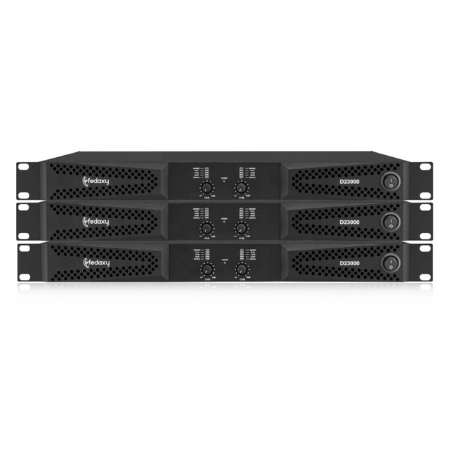 D23000 1U Digital Power Amplifier Professional Amplificador 2 Channel 2x3000W 8ohm Support Subwoofer