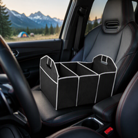 Organisateur de coffre de voiture pliable en polyester, durable et pliable, pour le rangement de marchandises en gros