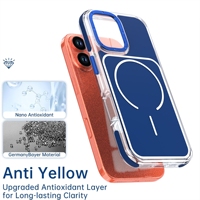 Étui de téléphone magnétique robuste et résistant pour iPhone 17, coque de protection antichoc double couche