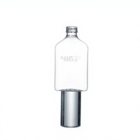 Bouteille de boisson personnalisée en PET de 500 ml/16 oz avec bouchon à vis et logo personnalisé pour le café froid et l'emballage de liquides