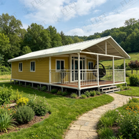 FLKT Maison préfabriquée de luxe pour escapades de week-end, conteneur mobile et extensible de 20 pieds, pour rétrocadeau de jardin, hôtel portable en acier