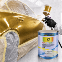 Revêtement de finition automobile haute performance pour la réparation par pulvérisation de carrosserie, peinture 1K couleur nacrée avec effet métallique intense