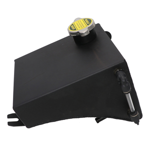 AUSO ชุดถังหม้อน้ำอะลูมิเนียมขัดเงา,สำหรับ Nissan <span class=keywords><strong>240SX</strong></span> Silvia S13ชุดถังน้ำล้นสีดำ WG-128 - Product Image 6