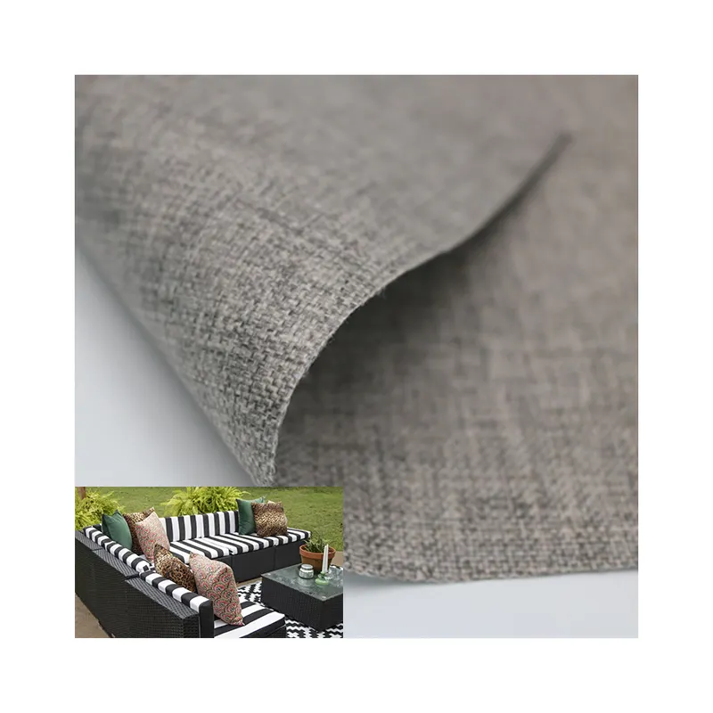 Олефиновая ткань с полиуретановым покрытием холщовая ткань для дивана на складе ткани